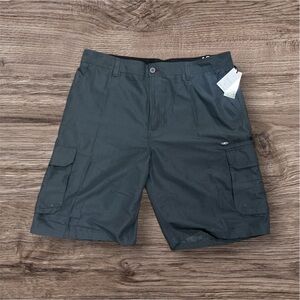 Burnside Men's Microfiber Cargo Shorts